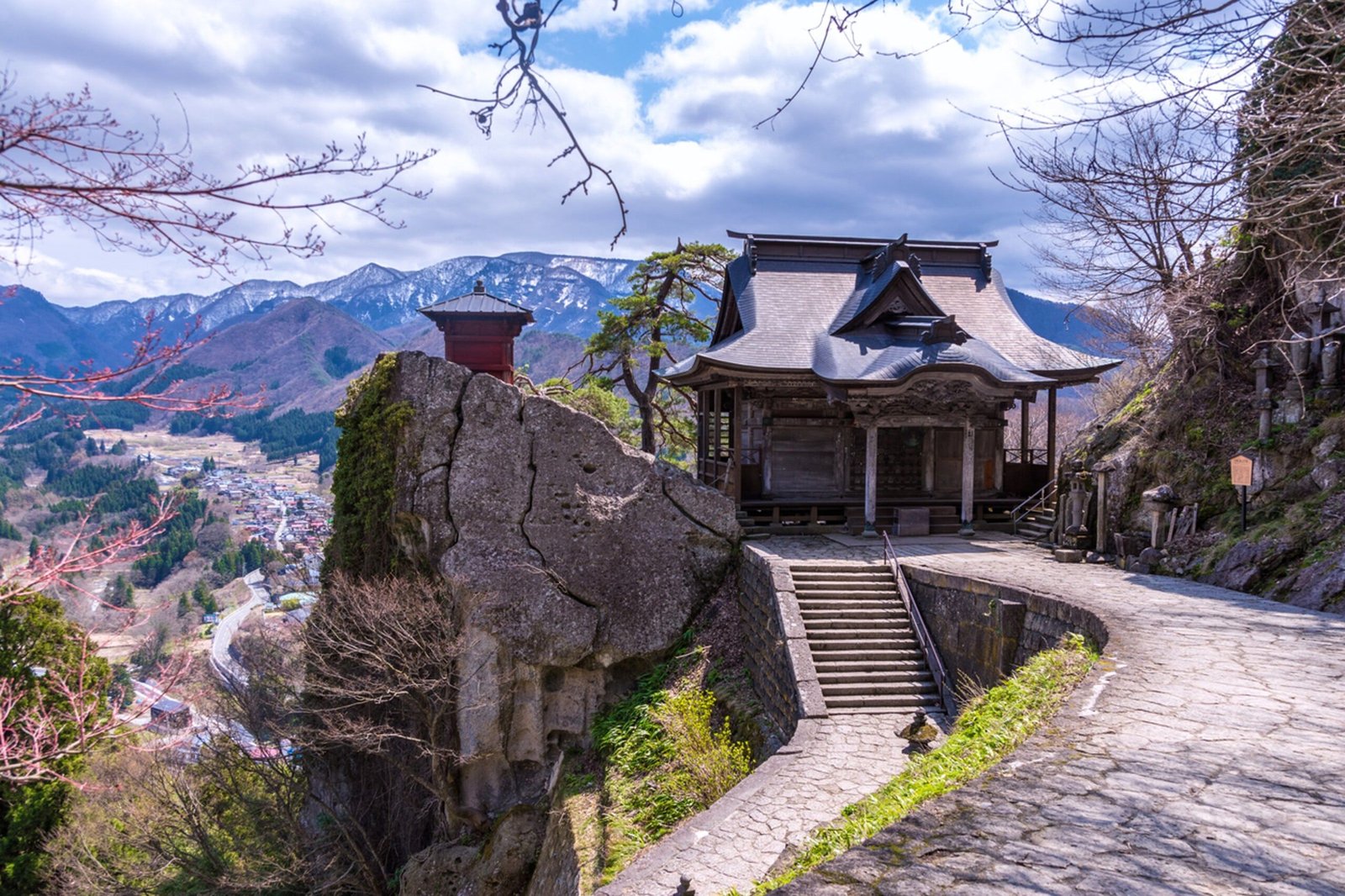 Amazing Yamagata mountain temple