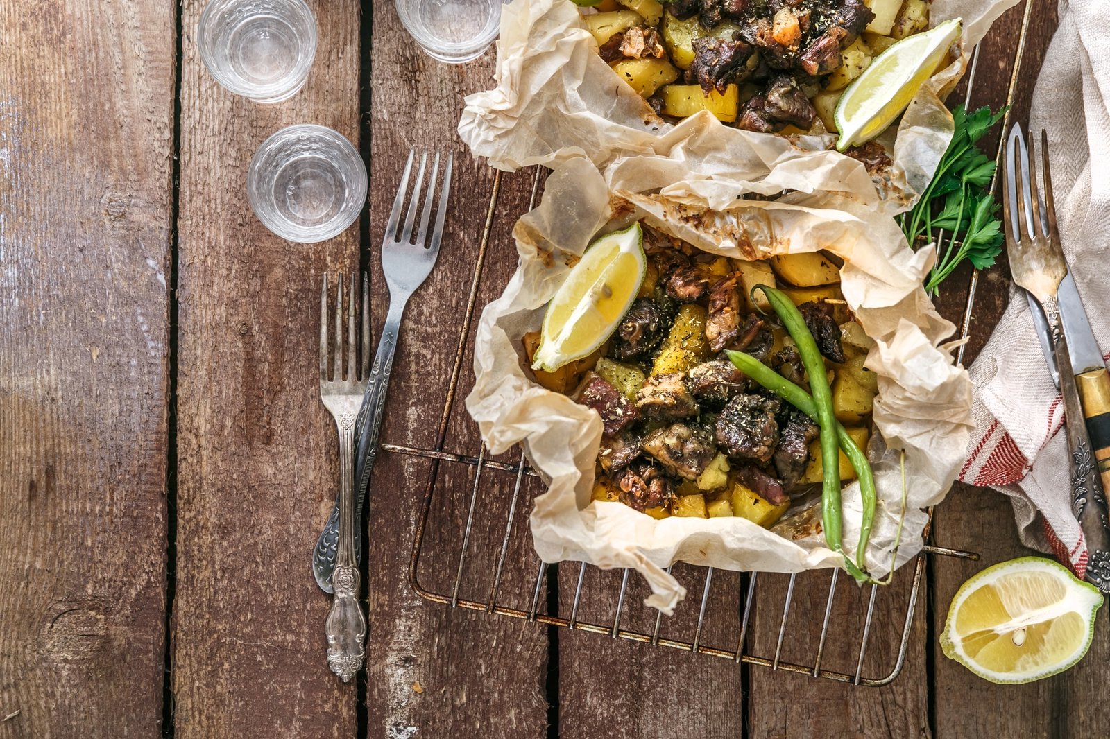 Traditional Greek kleftiko